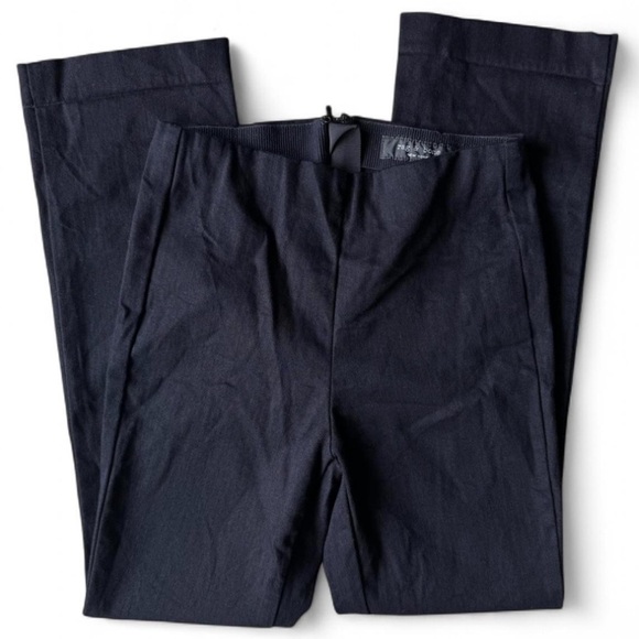 Rag & Bone Black Cotton Simone Trousers Flare Pants US 2 - Picture 1 of 6